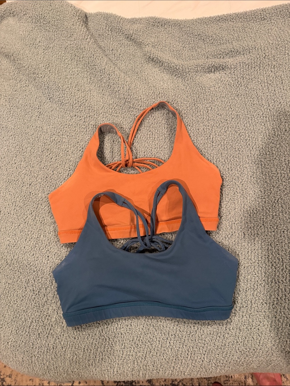 Born Primitive Vitality 2.0 Bra Orange and Blue Strappy Sports Bras